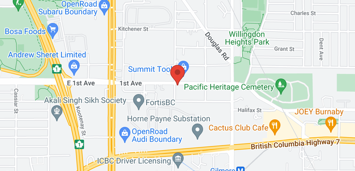 map of 3908 1ST AVENUE